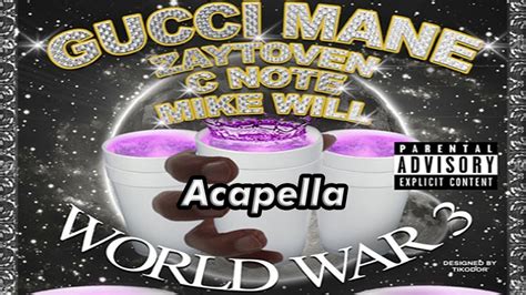 gucci man acapella|More.